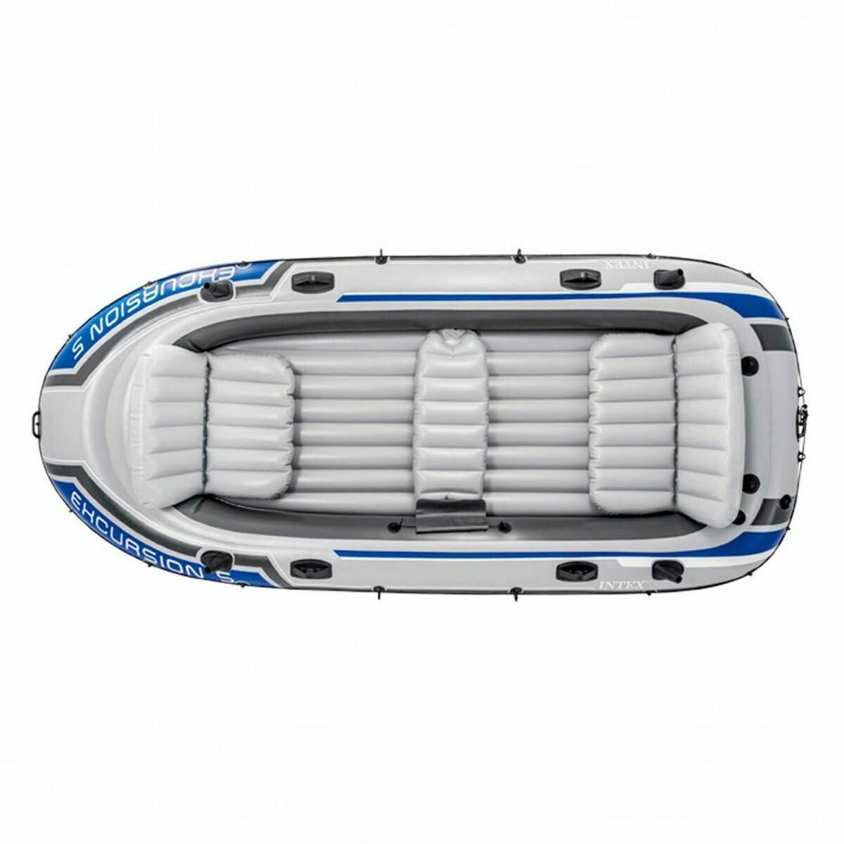 Intex Excursion 5 Schlauchboot Set, für 5 Personen, Mehrfarbig