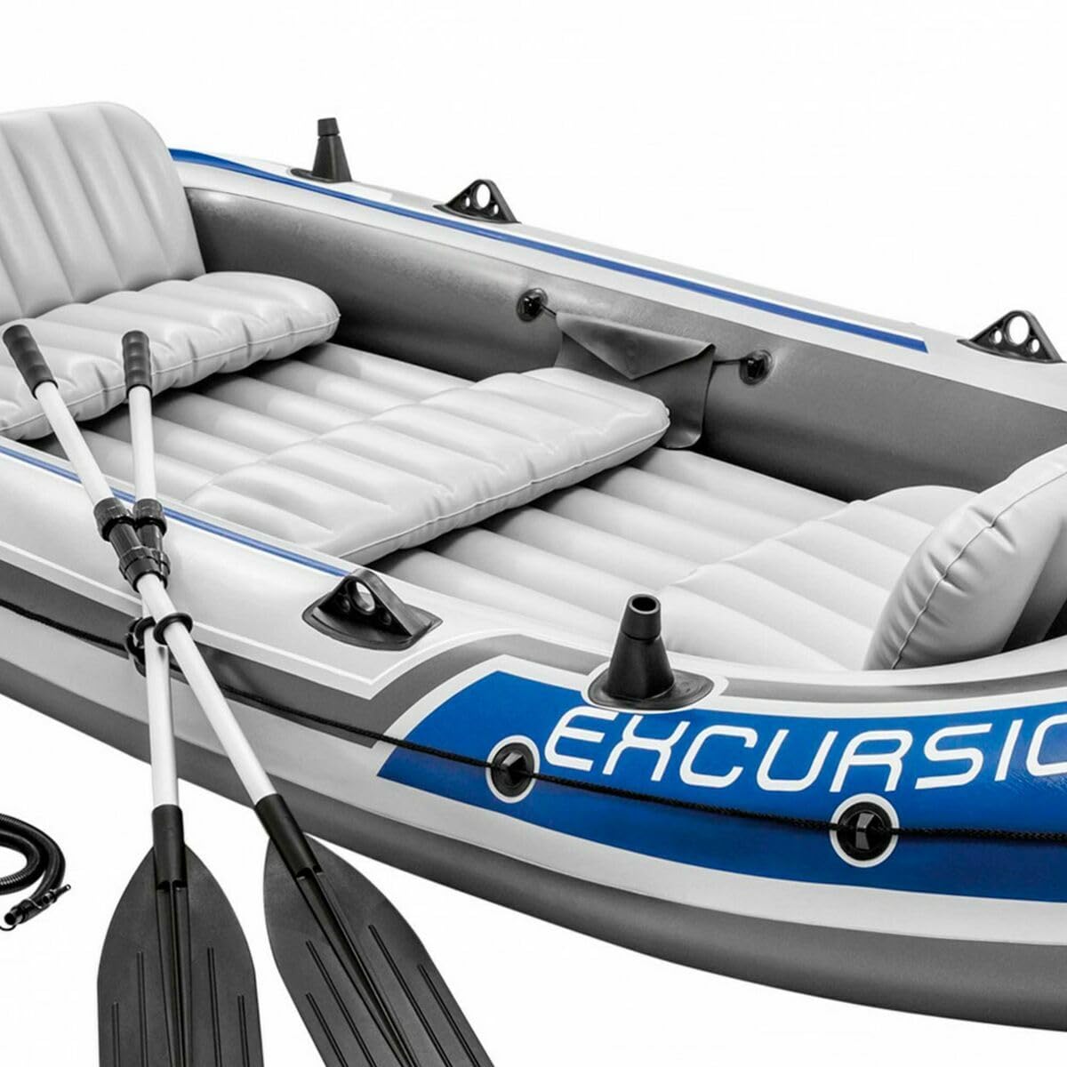 Intex Excursion 5 Schlauchboot Set, für 5 Personen, Mehrfarbig