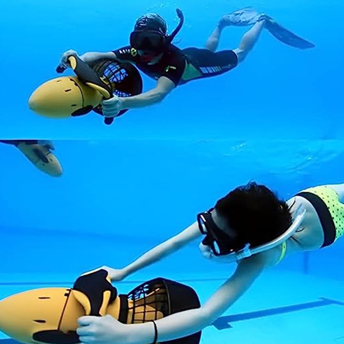 DDZJTPP Elektrischer Unterwasser-Wasserscooter, 300W, wasserdicht