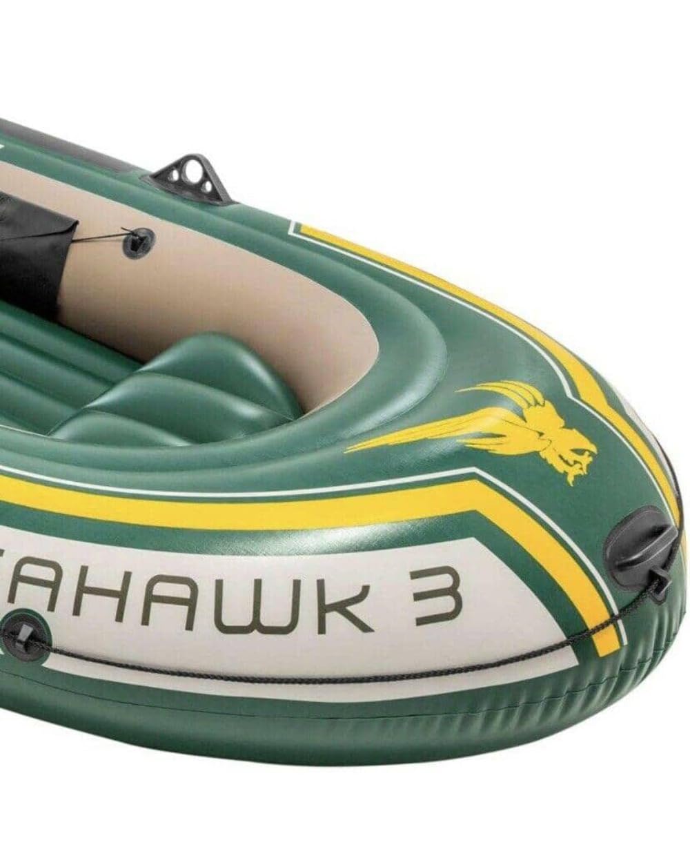 Intex Seahawk 3 Schlauchboot, für 3 Personen, inklusive Paddel, Grün