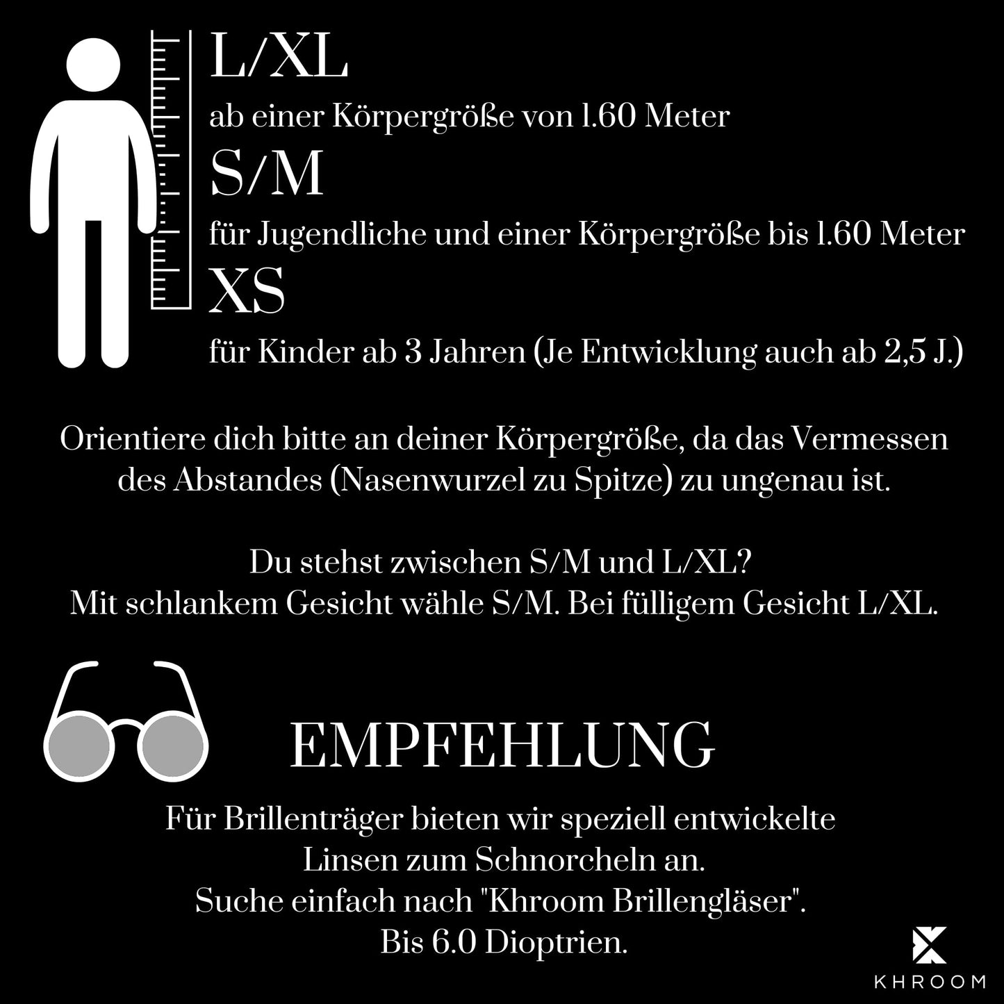 Khroom Seaview Y Vollgesichts-Schnorchelmaske, CO2-sicher, für Erwachsene und Kinder, Türkis L/XL