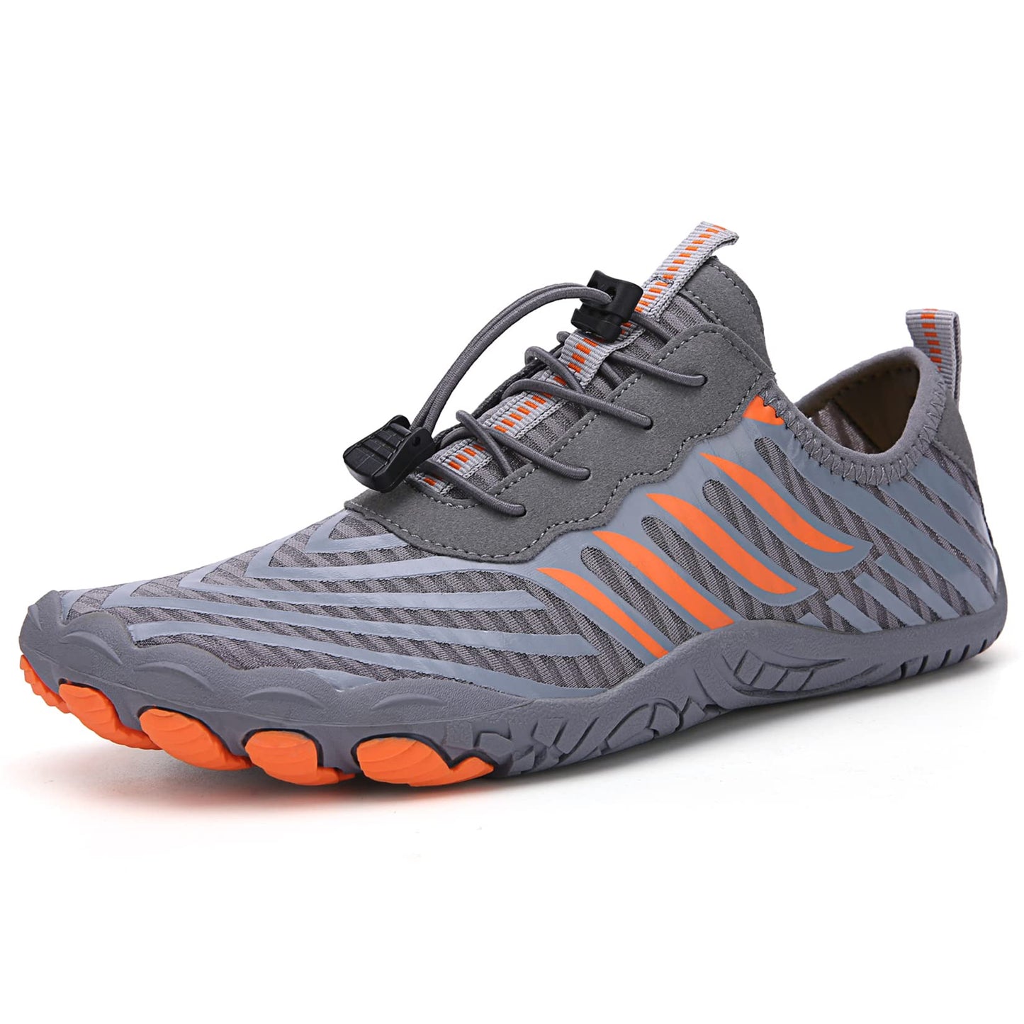 Teechodina Barfuß-Traillaufschuhe, Unisex, Grau