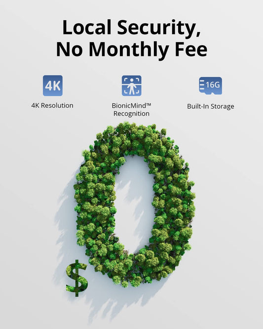 eufy Security eufyCam S330 (eufyCam 3) 2-Cam Kit, Security Camera Outdoor Wireless, 4K Camera with Solar Panel, Forever Power, Face Recognition AI, Expandable Local Storage, No Monthly Fee