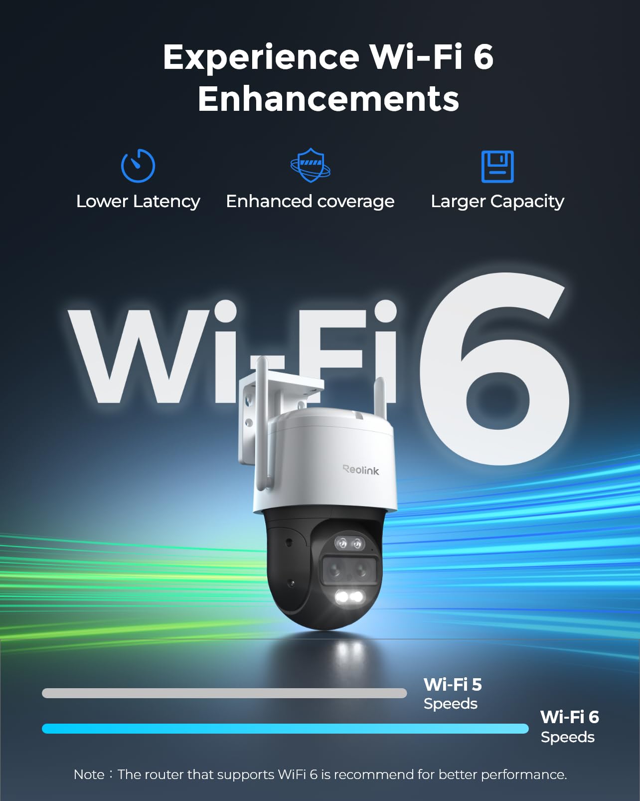 REOLINK 4K Wired WiFi Outdoor Camera, 8MP Dual Lens Security Camera, 360 PTZ Camera w/Auto Tracking, 2.4/5GHz Wi-Fi Smart Person/Vehicle Detection, 6X Hybrid Zoom, Color Night Vision, TrackMix WiFi